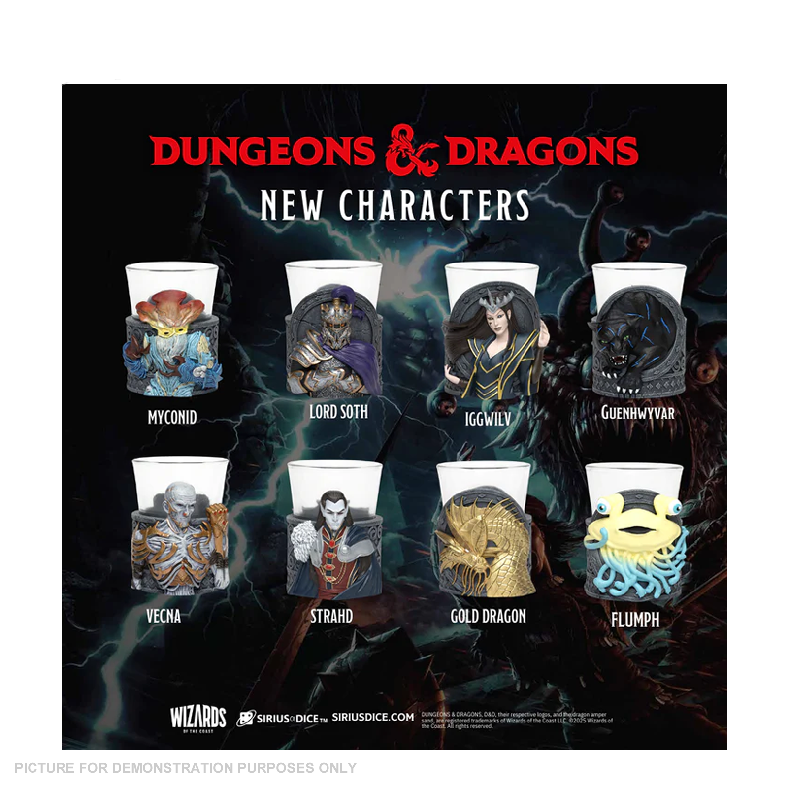 Sirius Dice - Dungeons & Dragons Mini Dice Cups Series 2